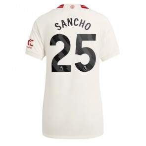 Manchester United Jadon Sancho #25 Replica Third Stadium Shirt for Women 2023-24 Short Sleeve